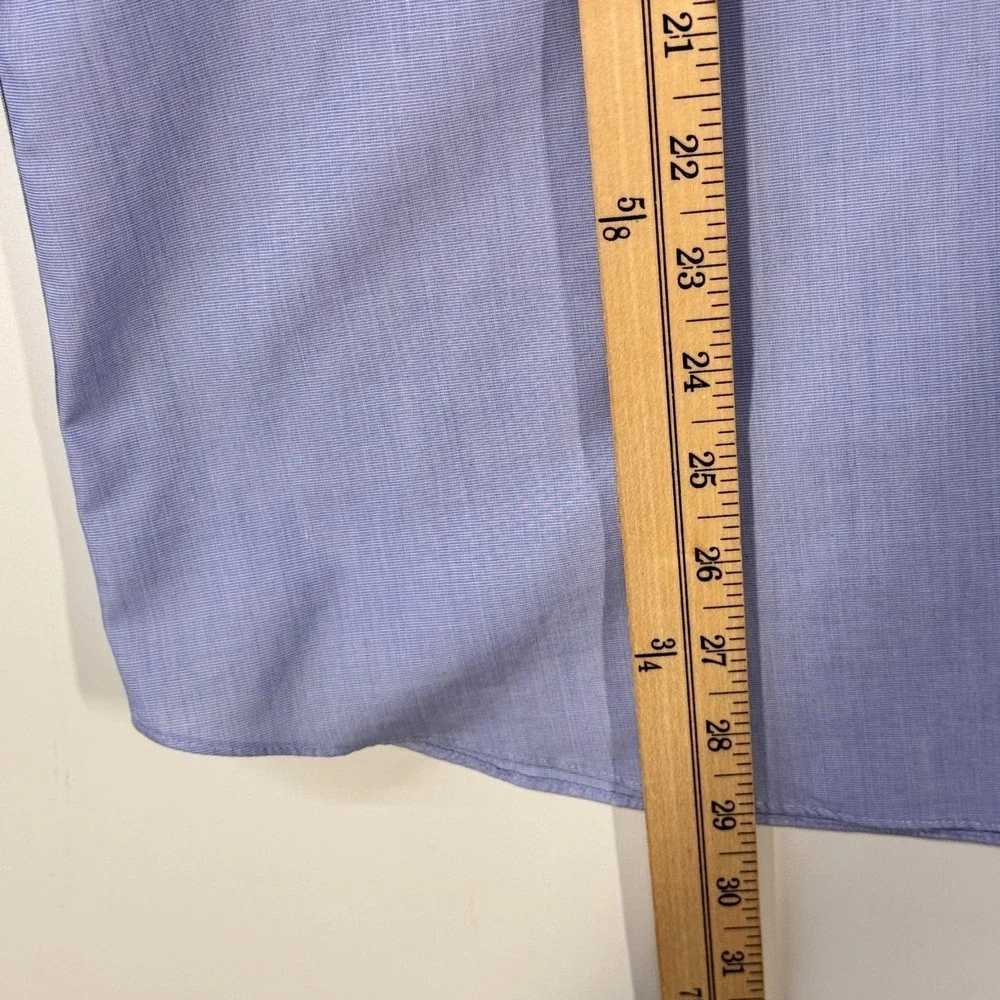 UNTUCKit Men's Shirt XXL Blue Hillstowe Short Sleeve Button Up Wrinkle Free - Picture 8 of 10